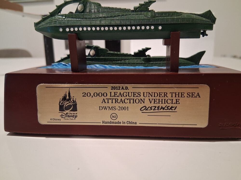 Disney Olszewski Magic Kingdom 20,000 Leagues Under the Sea Nautilus Vehicle CIB